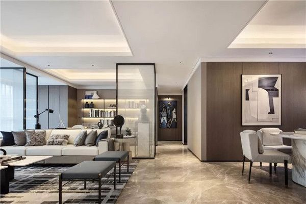 客廳隔斷常見的幾種方法，附客廳隔斷效果圖