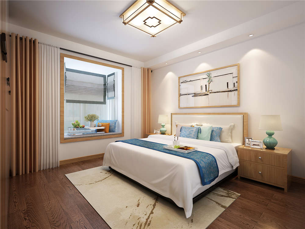 龍湖九里晴川-現(xiàn)代簡約-臥室設(shè)計(jì)效果圖