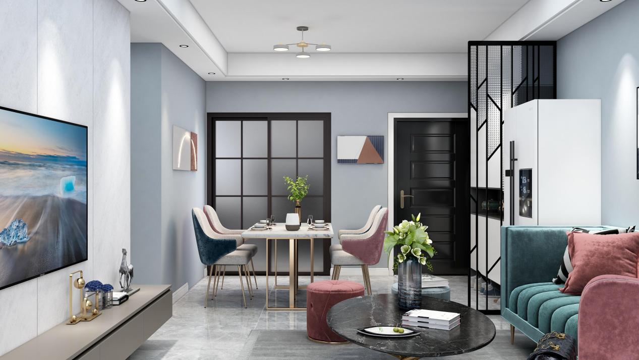 龍湖九里晴川-現(xiàn)代簡約-臥室設計效果圖